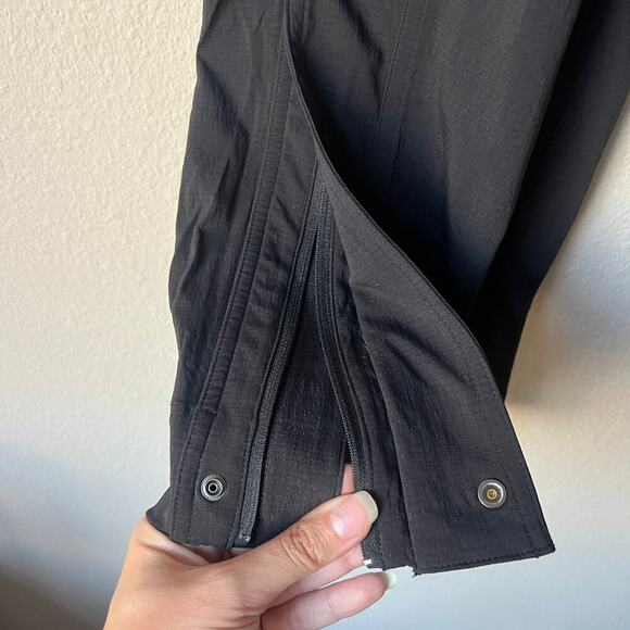 Athleta Trekkie Black High Rise Parachute Pant Size 6 - Picture 5 of 9